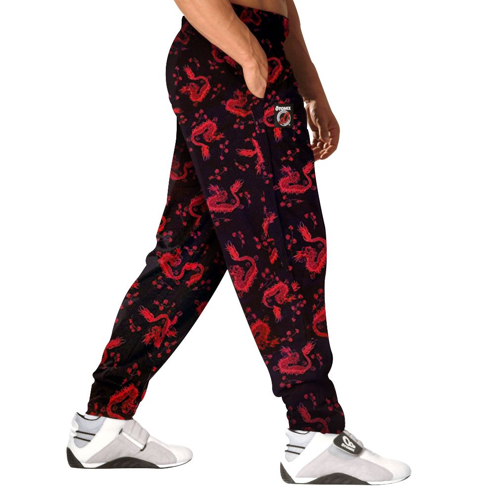 Red Dragon Baggy Gym Pant  Body Beautiful Nutrition 